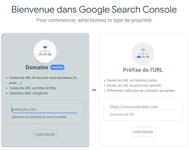 Type de propriété GSC